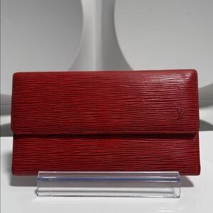 Louis Vuitton Leather Clutch Wallet - Women's Bag